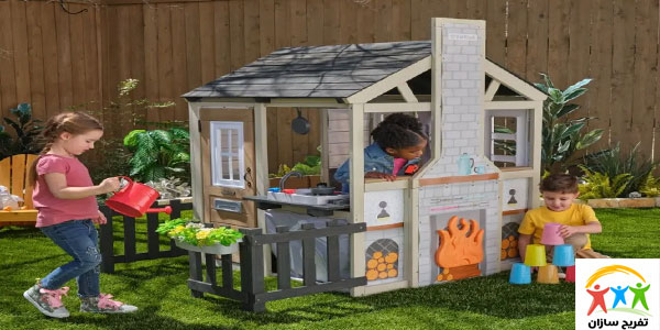 متریال ساخت بدنه کلبه بازی کودک  