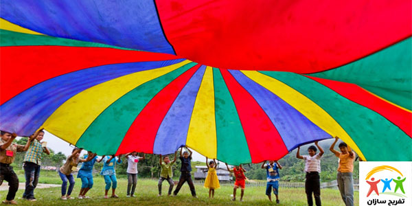 انواع بازی با وسیله پاراشوت