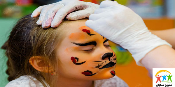 طرح گریم کودک و وسایل آن