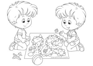 رنگ آمیزی کودک