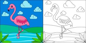 طرح های خام برای رنگ آمیزی کودکان