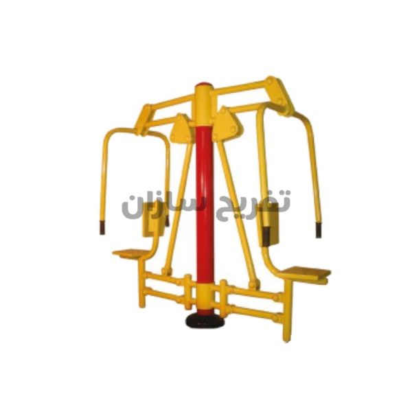 دستگاه بدنسازی پرس سرشانه پارکی - کد 402